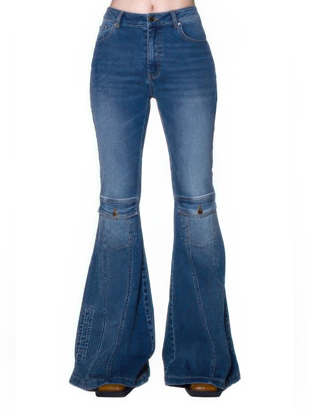 Signal Flare High-rise Panel Jeans
